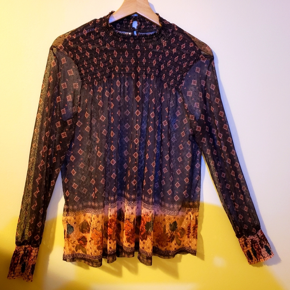 Sexy and sophisticated sheer Maurices blouse